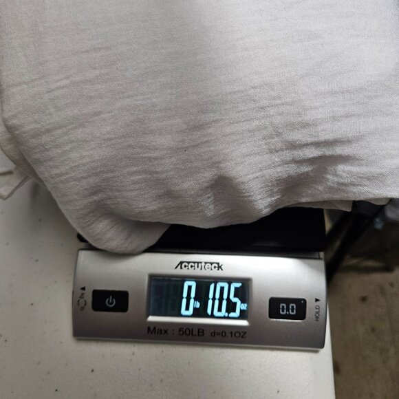 Charter Club Weekend Women's Pants Medium White Crinkle Cosatal Resort Beachy - Picture 13 of 13